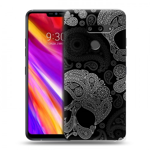 Дизайнерский пластиковый чехол для LG G8 ThinQ Мир черепов