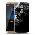 Дизайнерский пластиковый чехол для ZTE Axon 7 Мир черепов