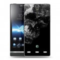 Дизайнерский пластиковый чехол для Sony Xperia S Мир черепов