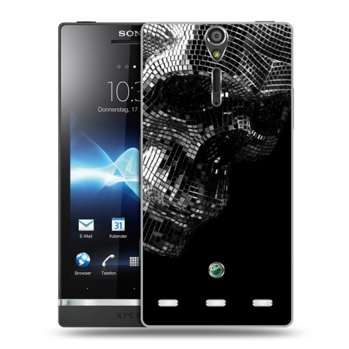 Дизайнерский пластиковый чехол для Sony Xperia S Мир черепов