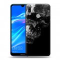 Дизайнерский пластиковый чехол для Huawei Y6 (2019) Мир черепов