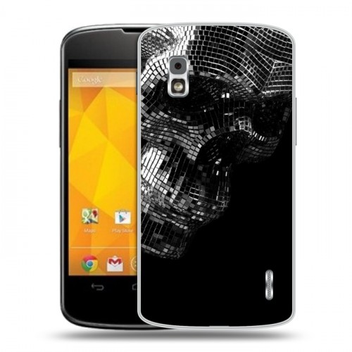 Дизайнерский пластиковый чехол для LG Google Nexus 4 Мир черепов