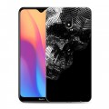 Дизайнерский силиконовый с усиленными углами чехол для Xiaomi RedMi 8A Мир черепов