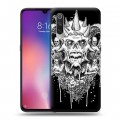 Дизайнерский силиконовый с усиленными углами чехол для Xiaomi Mi9 Мир черепов