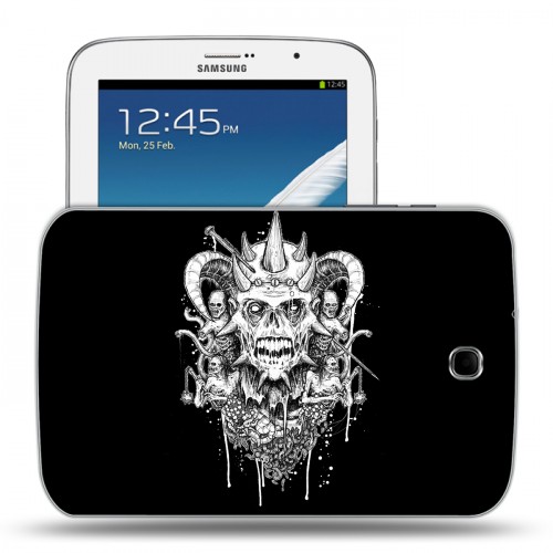 Дизайнерский силиконовый чехол для Samsung Galaxy Note 8.0 Мир черепов