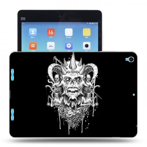 Дизайнерский силиконовый чехол для Xiaomi MiPad Мир черепов