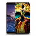 Дизайнерский пластиковый чехол для Nokia 7 Plus Мир черепов