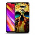 Дизайнерский пластиковый чехол для LG G8 ThinQ Мир черепов