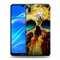 Дизайнерский пластиковый чехол для Huawei Y6 (2019) Мир черепов