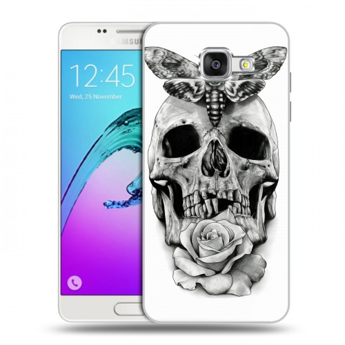 Дизайнерский силиконовый чехол для Samsung Galaxy A5 (2016) Мир черепов