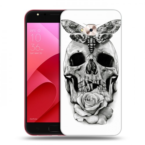 Дизайнерский пластиковый чехол для ASUS ZenFone 4 Selfie Pro Мир черепов