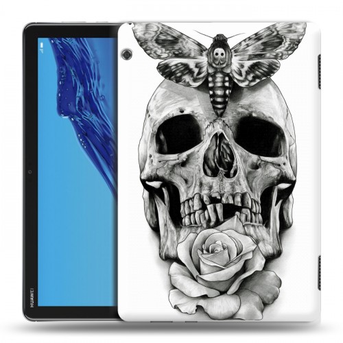 Дизайнерский силиконовый чехол для Huawei MediaPad T5 Мир черепов