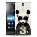 Дизайнерский пластиковый чехол для Sony Xperia S Мир черепов