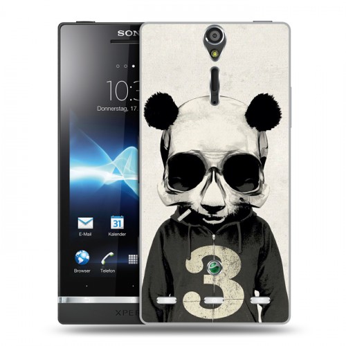 Дизайнерский пластиковый чехол для Sony Xperia S Мир черепов