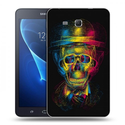 Дизайнерский силиконовый чехол для Samsung Galaxy Tab A 7 (2016) Мир черепов