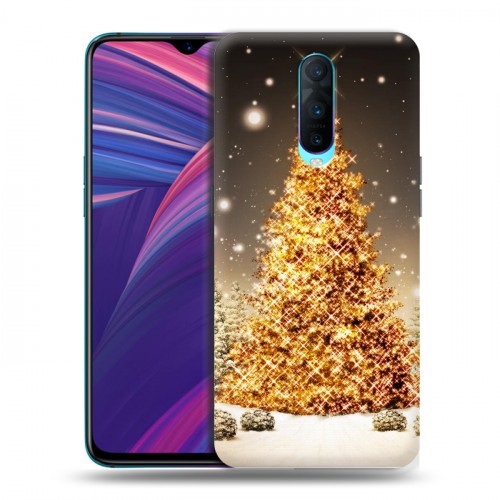 Дизайнерский пластиковый чехол для OPPO RX17 Pro Новогодняя елка