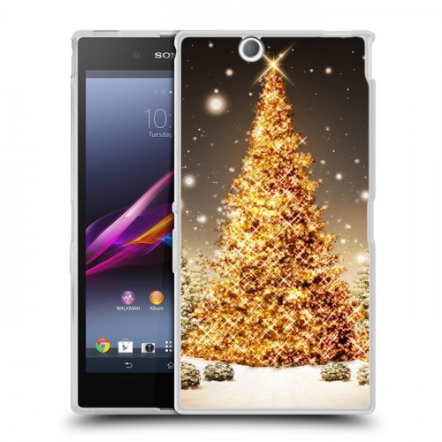 Дизайнерский пластиковый чехол для Sony Xperia Z Ultra  Новогодняя елка