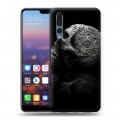 Дизайнерский силиконовый с усиленными углами чехол для Huawei P20 Pro Мир черепов