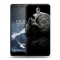 Дизайнерский силиконовый чехол для Nokia 3.1 Мир черепов