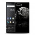 Дизайнерский пластиковый чехол для BlackBerry KEY2 Мир черепов