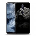 Дизайнерский пластиковый чехол для Nokia 6.1 Plus Мир черепов