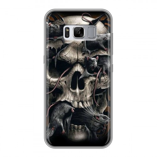 Дизайнерский силиконовый чехол для Samsung Galaxy S8 Plus Мир черепов