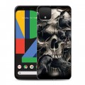Дизайнерский пластиковый чехол для Google Pixel 4 XL Мир черепов