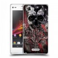 Дизайнерский пластиковый чехол для Sony Xperia L Мир черепов