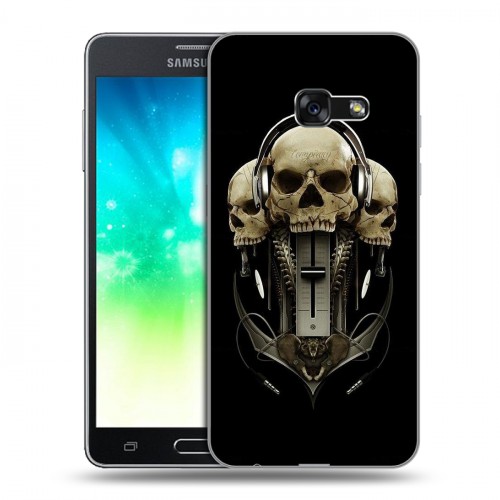 Дизайнерский силиконовый с усиленными углами чехол для Samsung Galaxy A3 (2017) Мир черепов