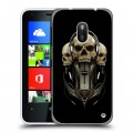 Дизайнерский пластиковый чехол для Nokia Lumia 620 Мир черепов