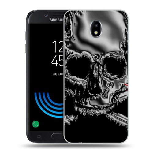 Дизайнерский пластиковый чехол для Samsung Galaxy J5 (2017) Мир черепов