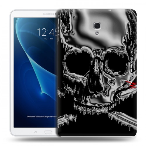 Дизайнерский силиконовый чехол для Samsung Galaxy Tab A 10.5 Мир черепов
