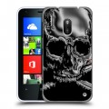 Дизайнерский пластиковый чехол для Nokia Lumia 620 Мир черепов