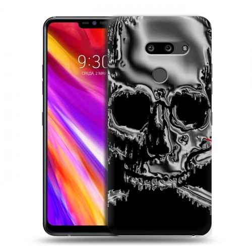 Дизайнерский пластиковый чехол для LG G8 ThinQ Мир черепов