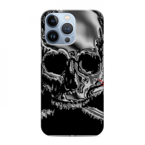 Дизайнерский силиконовый чехол для Iphone 13 Pro Мир черепов