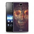 Дизайнерский пластиковый чехол для Sony Xperia TX Арт черепа