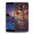 Дизайнерский пластиковый чехол для Nokia 7 Plus Арт черепа