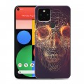 Дизайнерский пластиковый чехол для Google Pixel 5 Арт черепа