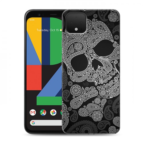 Дизайнерский пластиковый чехол для Google Pixel 4 Арт черепа