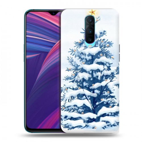 Дизайнерский пластиковый чехол для OPPO RX17 Pro Новогодняя елка