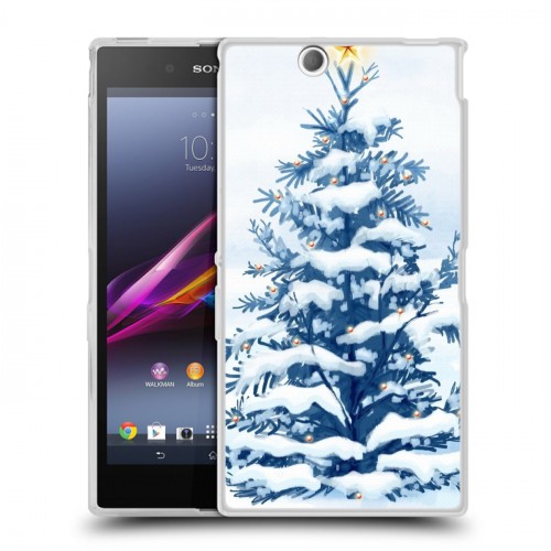 Дизайнерский пластиковый чехол для Sony Xperia Z Ultra  Новогодняя елка