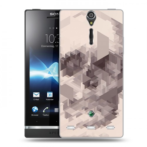 Дизайнерский пластиковый чехол для Sony Xperia S Арт черепа