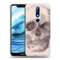 Дизайнерский силиконовый чехол для Nokia 5.1 Plus Арт черепа