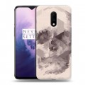 Дизайнерский пластиковый чехол для OnePlus 7 Арт черепа