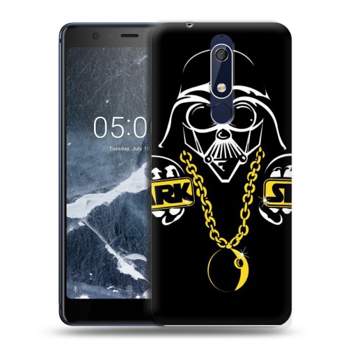 Дизайнерский пластиковый чехол для Nokia 5.1 Арт черепа