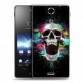 Дизайнерский пластиковый чехол для Sony Xperia TX Арт черепа