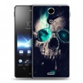 Дизайнерский пластиковый чехол для Sony Xperia TX Арт черепа