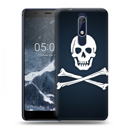 Дизайнерский пластиковый чехол для Nokia 5.1 Арт черепа