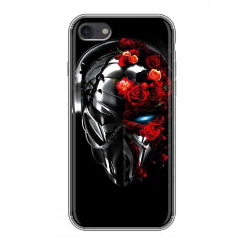 Дизайнерский силиконовый чехол для Iphone 7 Арт черепа