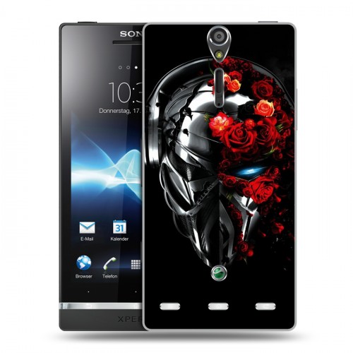 Дизайнерский пластиковый чехол для Sony Xperia S Арт черепа